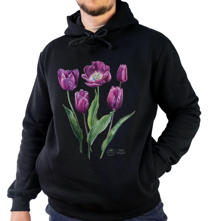 Tulips 'Negrita' — premium hoodie