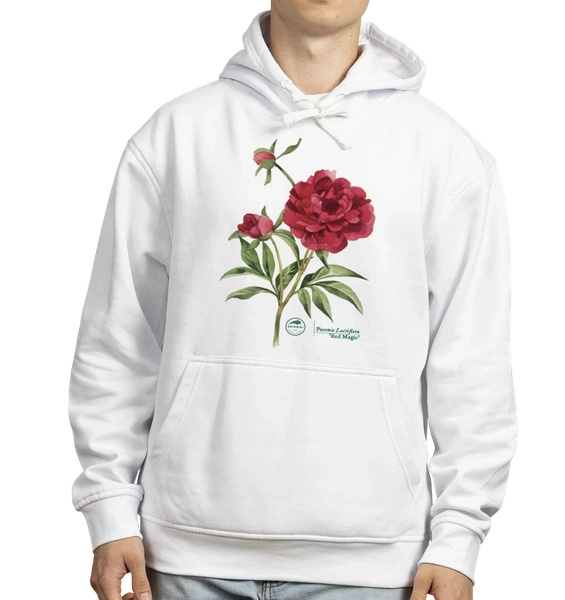 Chinese peony 'Red Magic' — hoodie