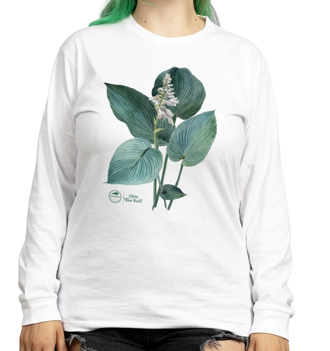 Hosta 'Blue Rock' — long sleeve t-shirt