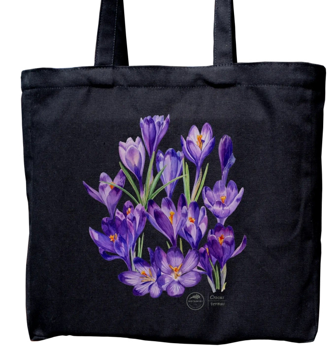Spring crocus — premium cotton bag