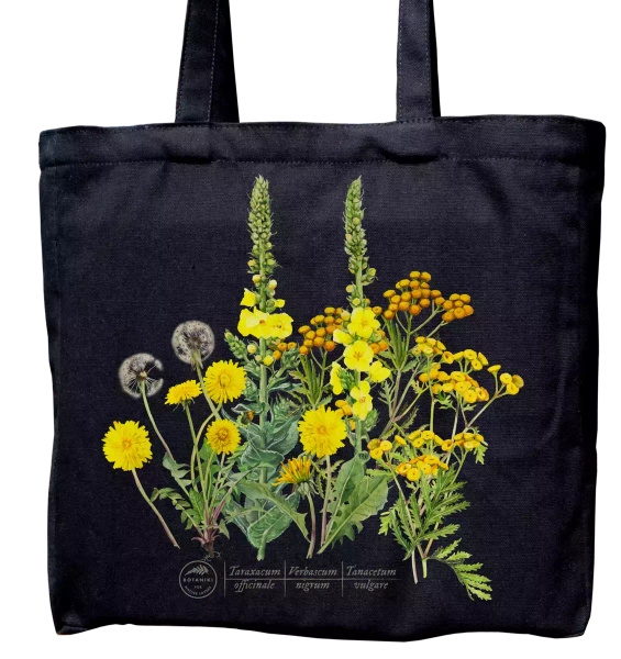 Golden herbs — premium cotton bag