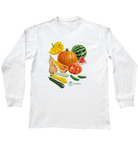 Cucurbit vegetables — long sleeve t-shirt