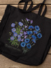 Blue meadow — premium cotton bag