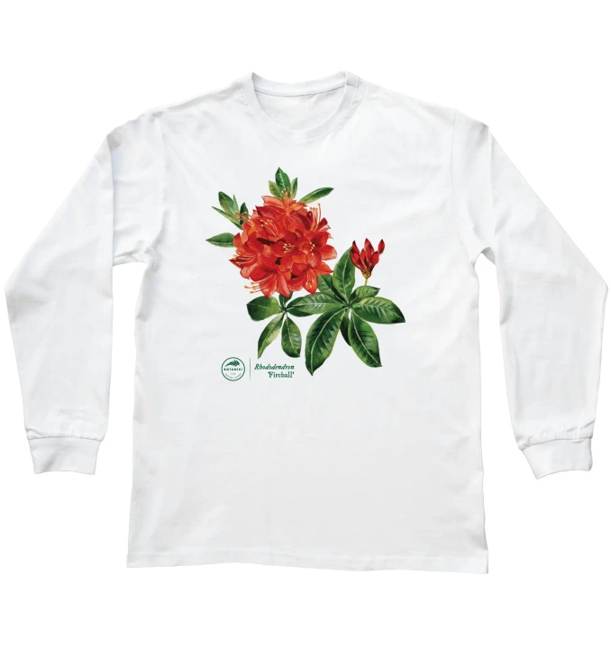 Rhododendron 'Fireball' — long sleeve t-shirt