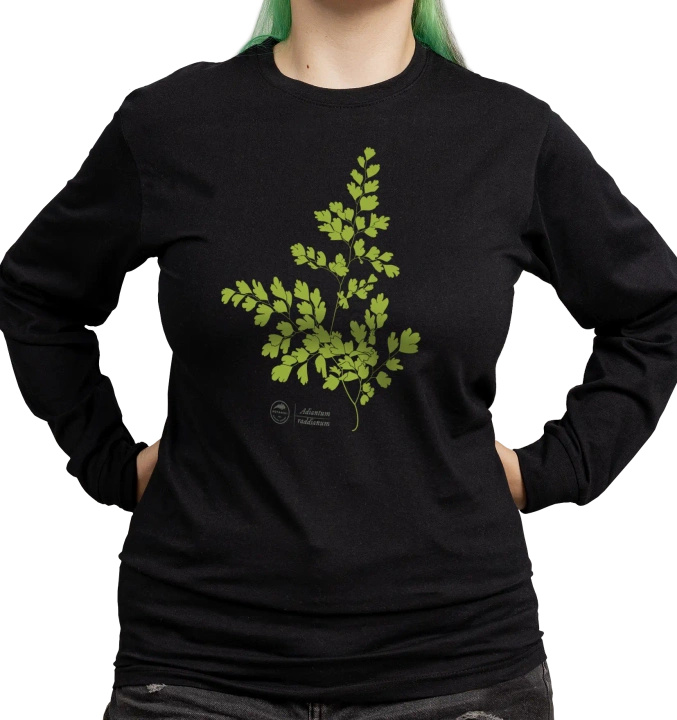 Maidenhair fern adiantum — long sleeve t-shirt