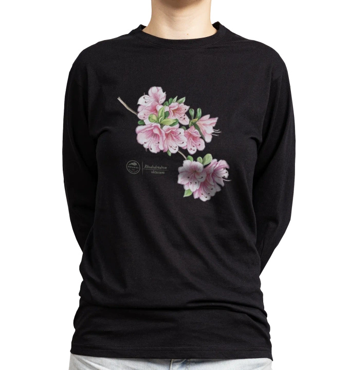 Common rhododendron — long sleeve t-shirt