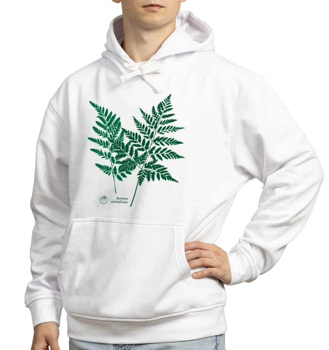Leather fern — hoodie