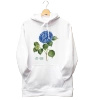 French hydrangea 'Jip Blue' — hoodie