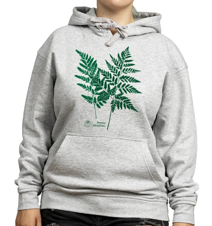 Leather fern — hoodie