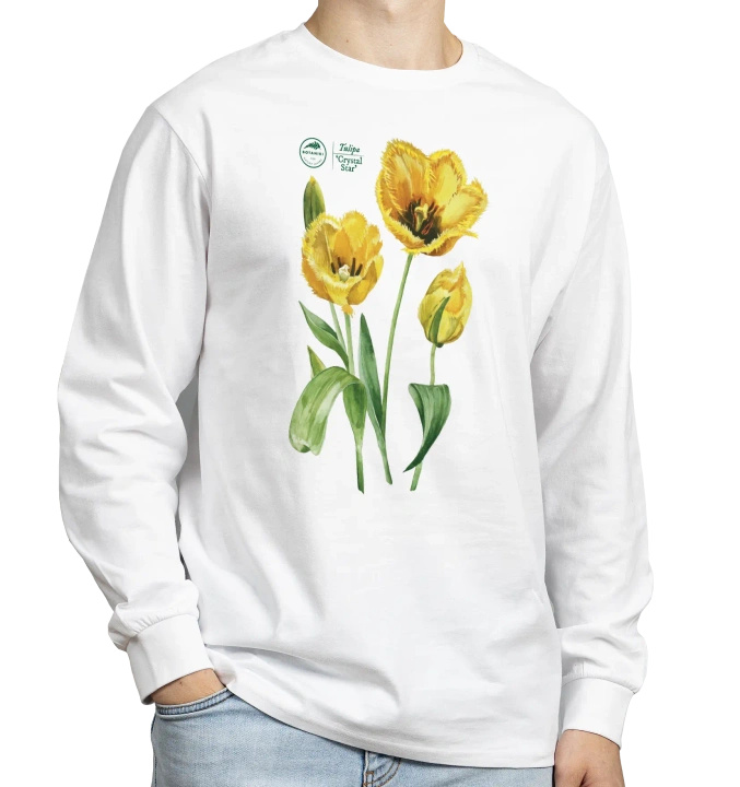 Tulip 'Crystal Star' — long sleeve t-shirt