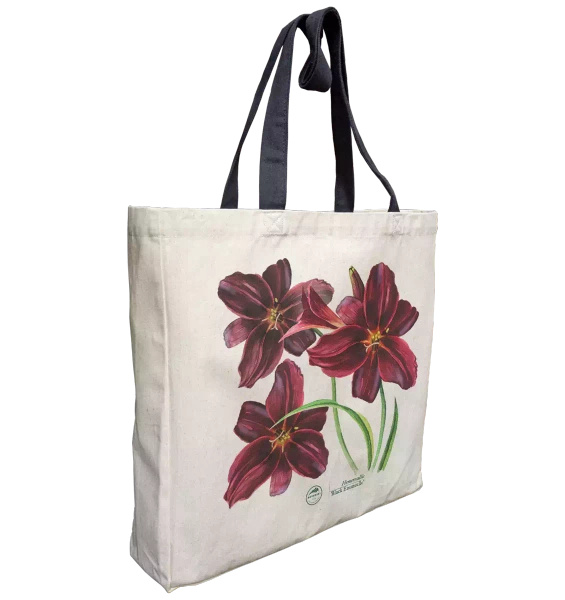 Daylily 'Black Emanuelle' — premium cotton bag