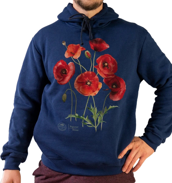 Common poppies — premium hoodie