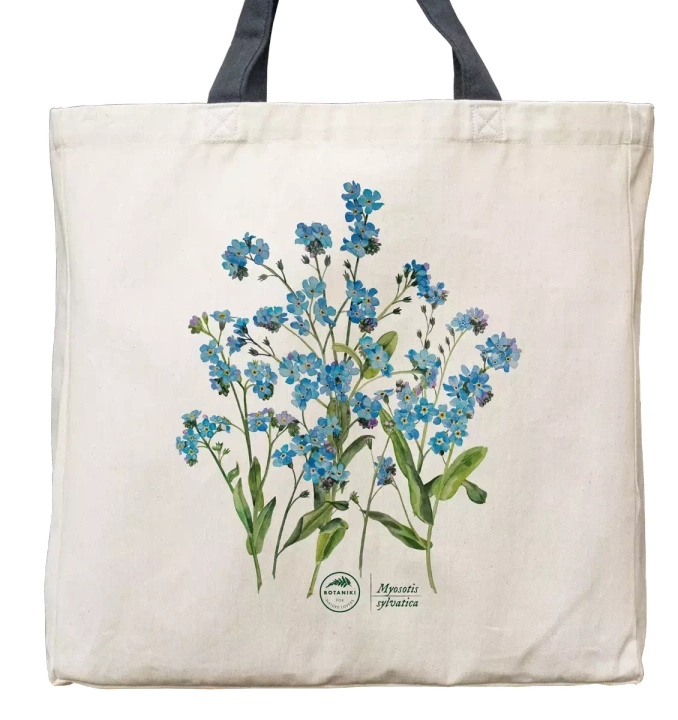 Forget-me-nots — premium cotton bag