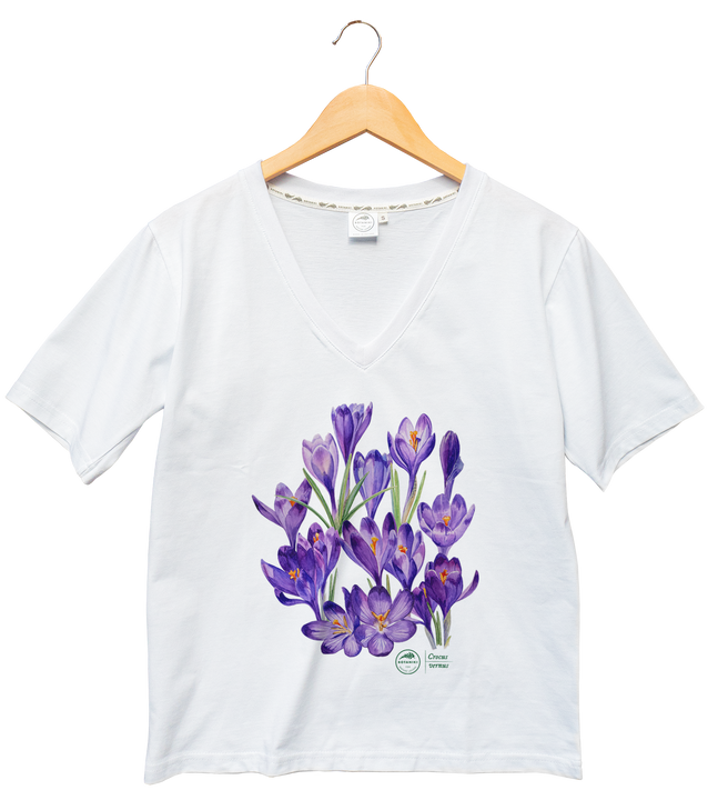 Spring crocus — premium t-shirt