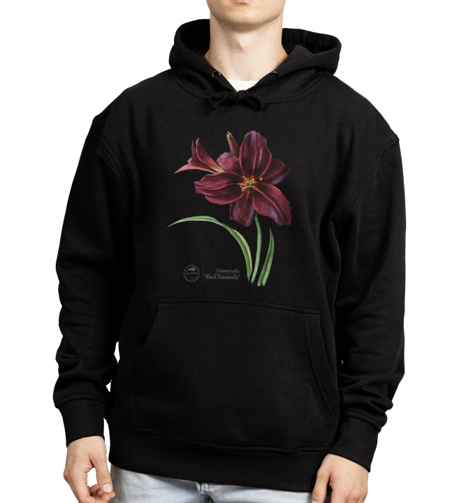 Daylilies 'Black Emanuelle' — hoodie