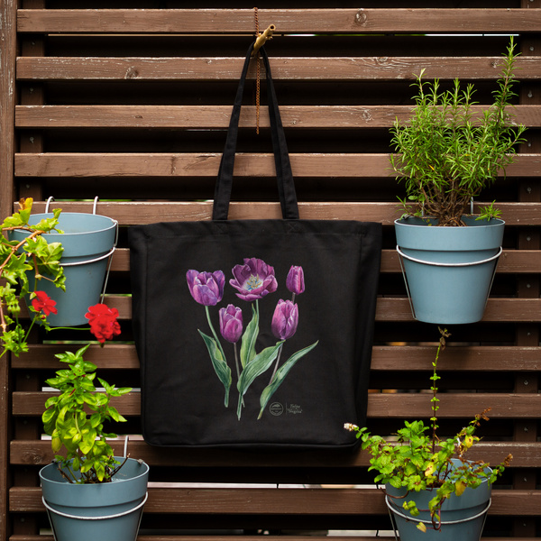 Tulip 'Negrita' — premium cotton bag