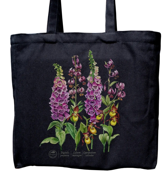 Forest flowers — premium cotton bag