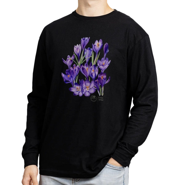 Spring crocus — long sleeve t-shirt