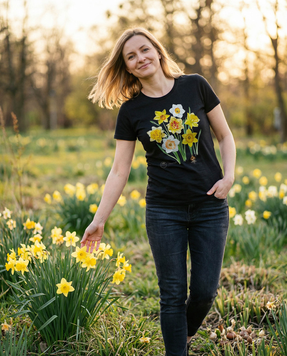 Daffodils — women's t-shirt