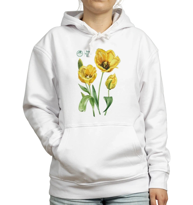 Tulips 'Crystal Star' — hoodie