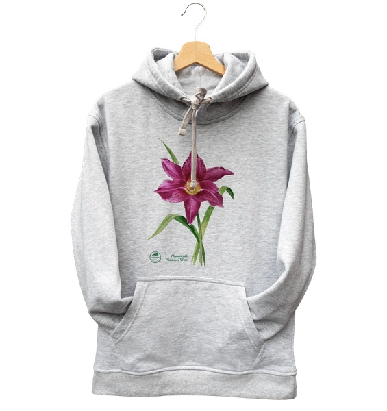 Daylilies 'Summer Wine'  — hoodie