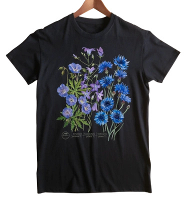 Blue meadow — classic t-shirt