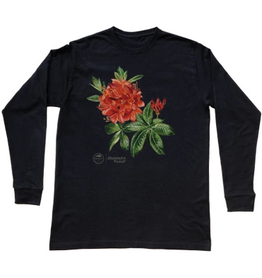 Rhododendron 'Fireball' — long sleeve t-shirt