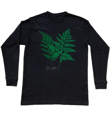 Leather fern — long sleeve t-shirt