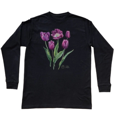 Tulip 'Negrita' — long sleeve t-shirt