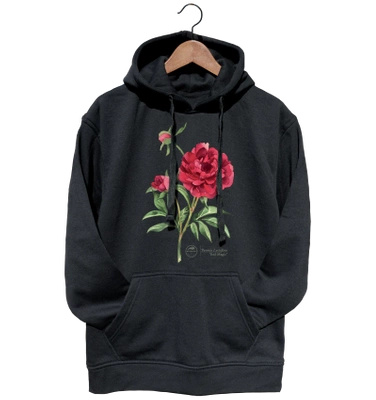 Chinese peony 'Red Magic' — hoodie