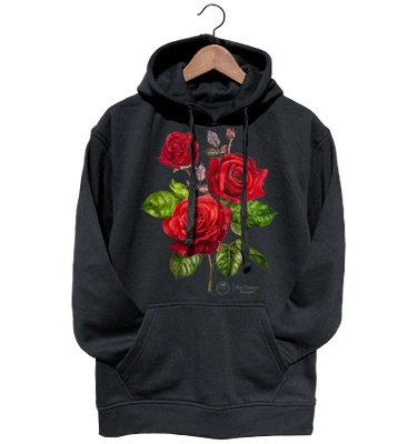 Rose 'Crimson Bouquet' — hoodie