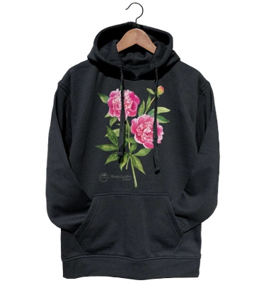 Chinese peony 'Sorbet' — hoodie