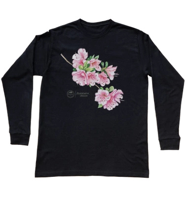 Common rhododendron — long sleeve t-shirt