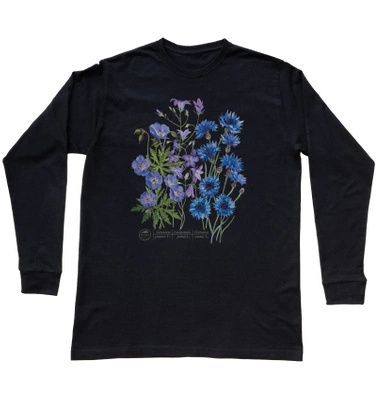 Blue meadow — long sleeve t-shirt unisex