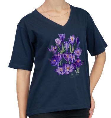 Spring crocus — premium  t-shirt