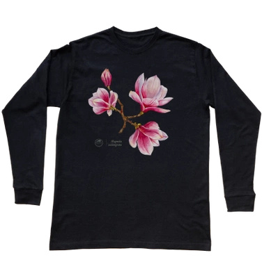 Saucer magnolia intermediate — long sleeve t-shirt